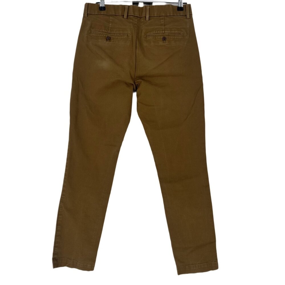 Gap Men’s Slim-fit-Straight-leg brown pants 31x30 - Picture 2 of 7